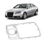 Rama Trim Ornament Crom Aluminiu Consola Centrala MMI Audi A6 C6 4F