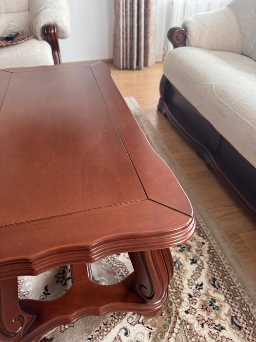 Set canapea + fotoliu + masa