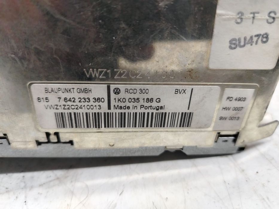 Radio cd player 1k0035186g Volkswagen VW