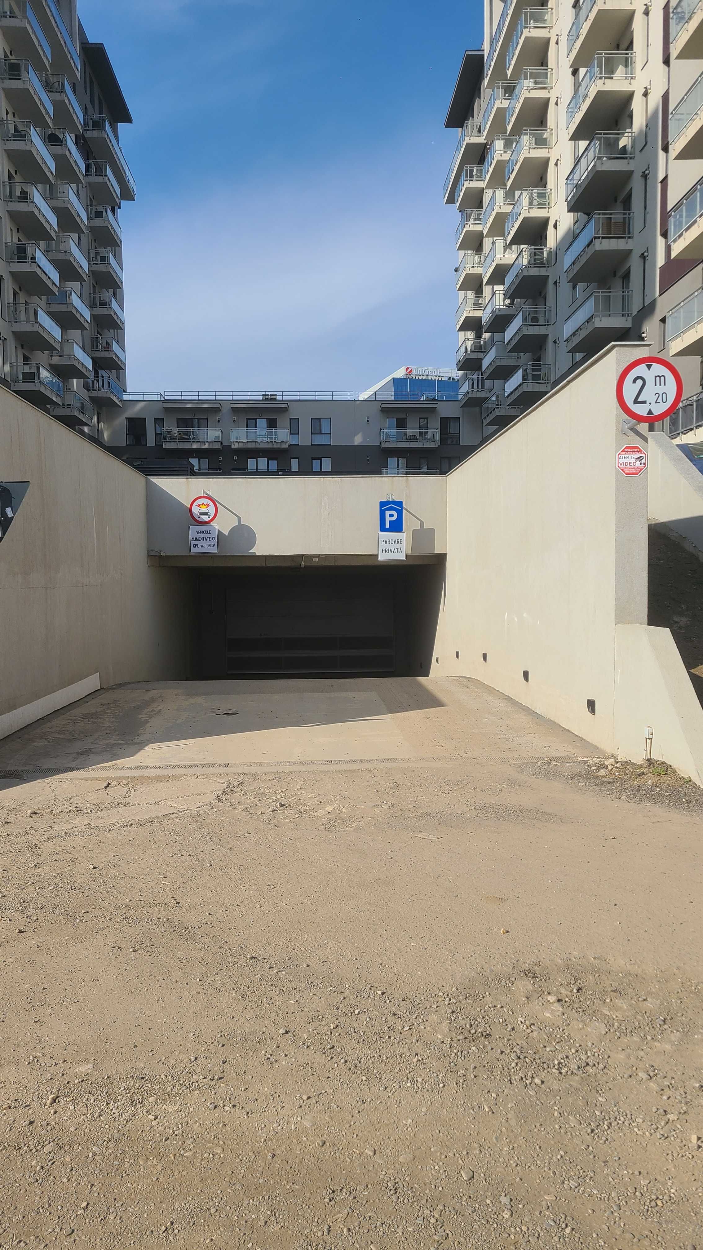 Inchiriez un loc de parcare subteran in zona Aviatiei Pipera Belvedere