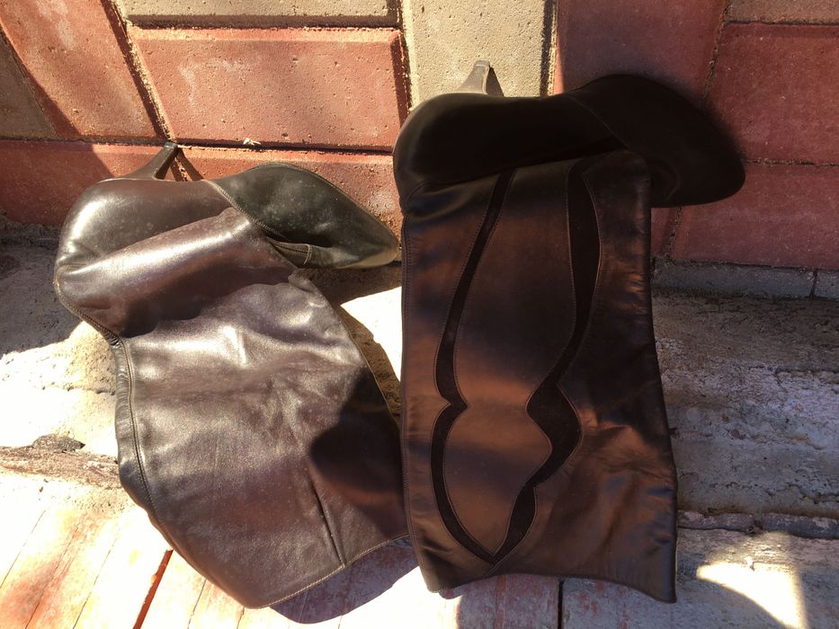 Cizme dama - piele naturala / fermoar defect