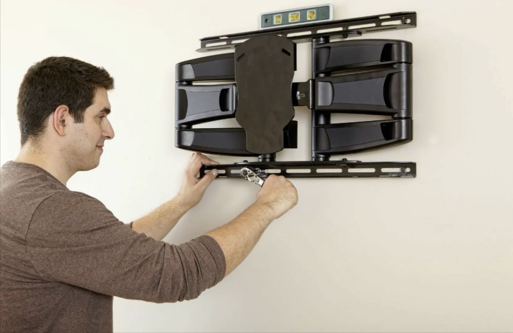 Установка телевизоров на стену подвеска и настройка