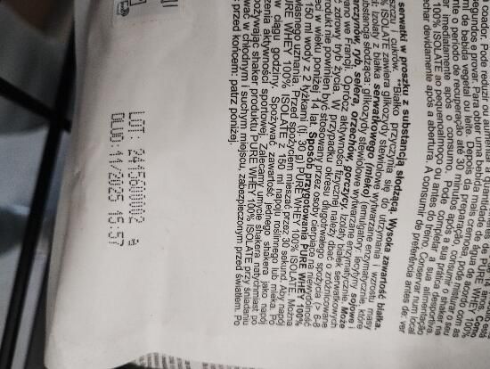 Proteină Pure whey 100% isolate Gust de - produs resigilat Decathlon