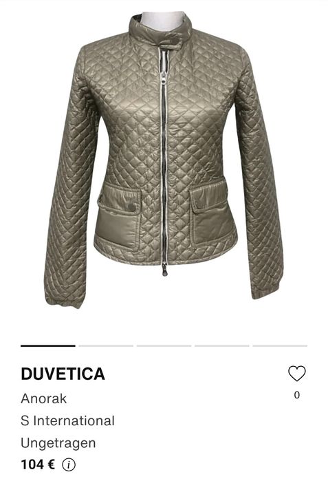Geaca puf Duvetica nr.S originala