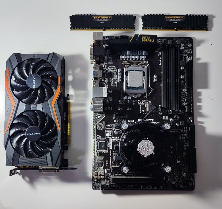 PC Bundle – i5 7600K + Gigabyte Z170 + 16GB DDR4 + Placa vid