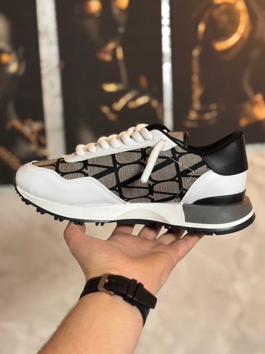 Adidasi Barbati Valentino True Act White & Grey!