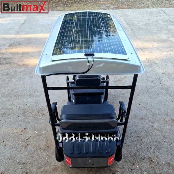 Електрическа триместна триколка BULLMAX B10 SOLAR Edition
