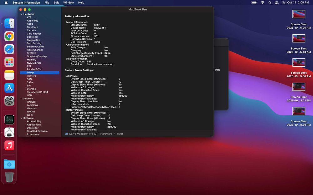 MacBook Pro 13inch 2017 8gm ram 250 GB HDD