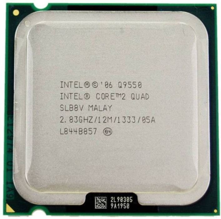 Процесор ЦПУ CPU Intel core 2 quad q9550 775 четириядрен 12MB Cach