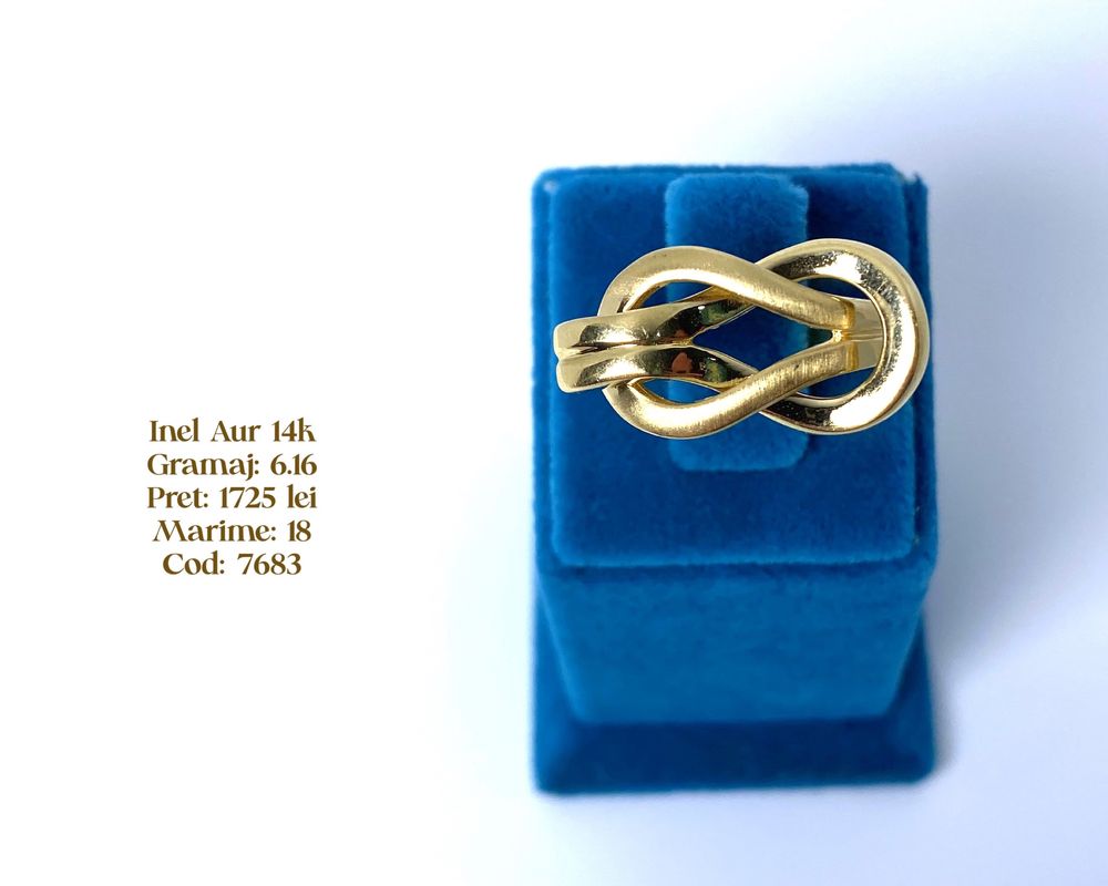 (7683) Inel Aur 14k 6,16g FB Bijoux Euro Gold Braila