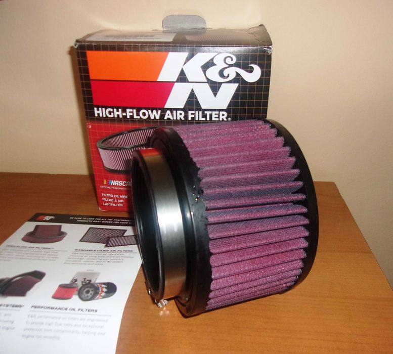 Спортен филтър K&N-оригинал, отвор 89мм (80,70,60мм), нов, промо цена!