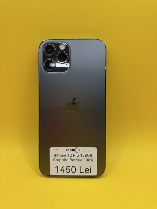iPhone 12 Pro 128 GB Graphite Baterie 100%