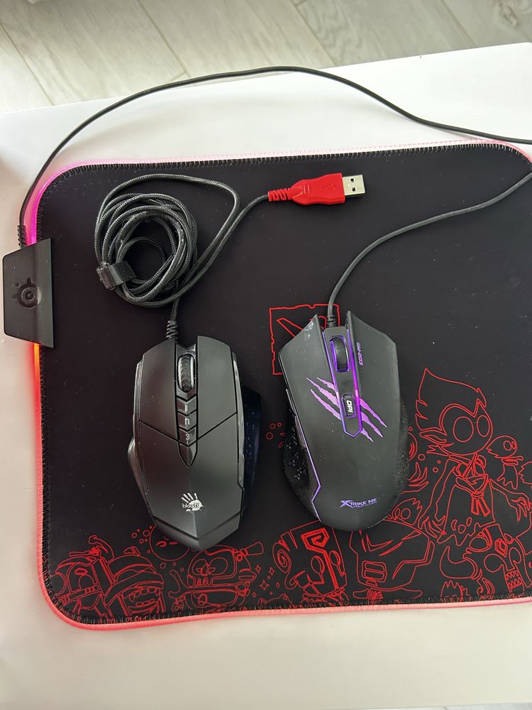 Mouse gaming mousepad iluminat