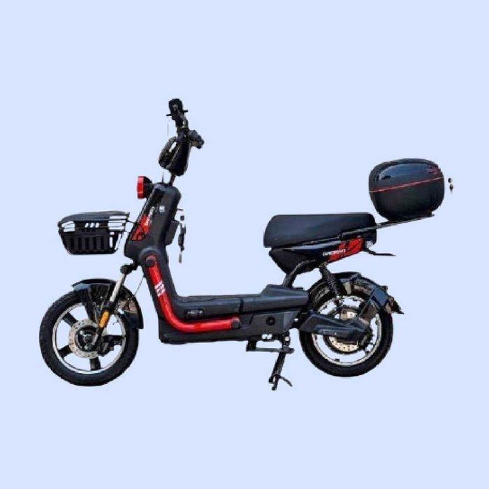 Elektroskuter Drongo 60/20 XB, To‘q sariq, Qizil, Yashil, Moviy