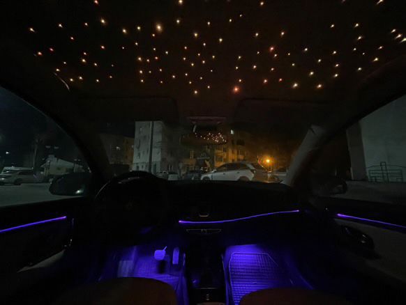 Stele pe plafon + lumini ambientale auto | Slobozia – Ialomița
