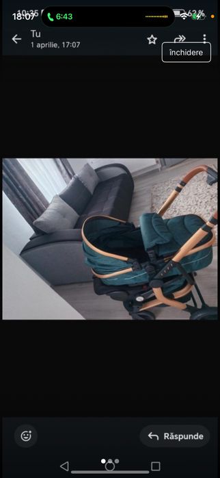 Carucior copii 3 in 1