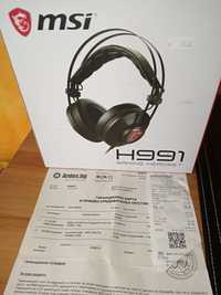 Геймърски слушалки MSI H991, черен - S37-21000A1-V33