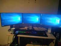 PC Gaming + 3 monitorare
