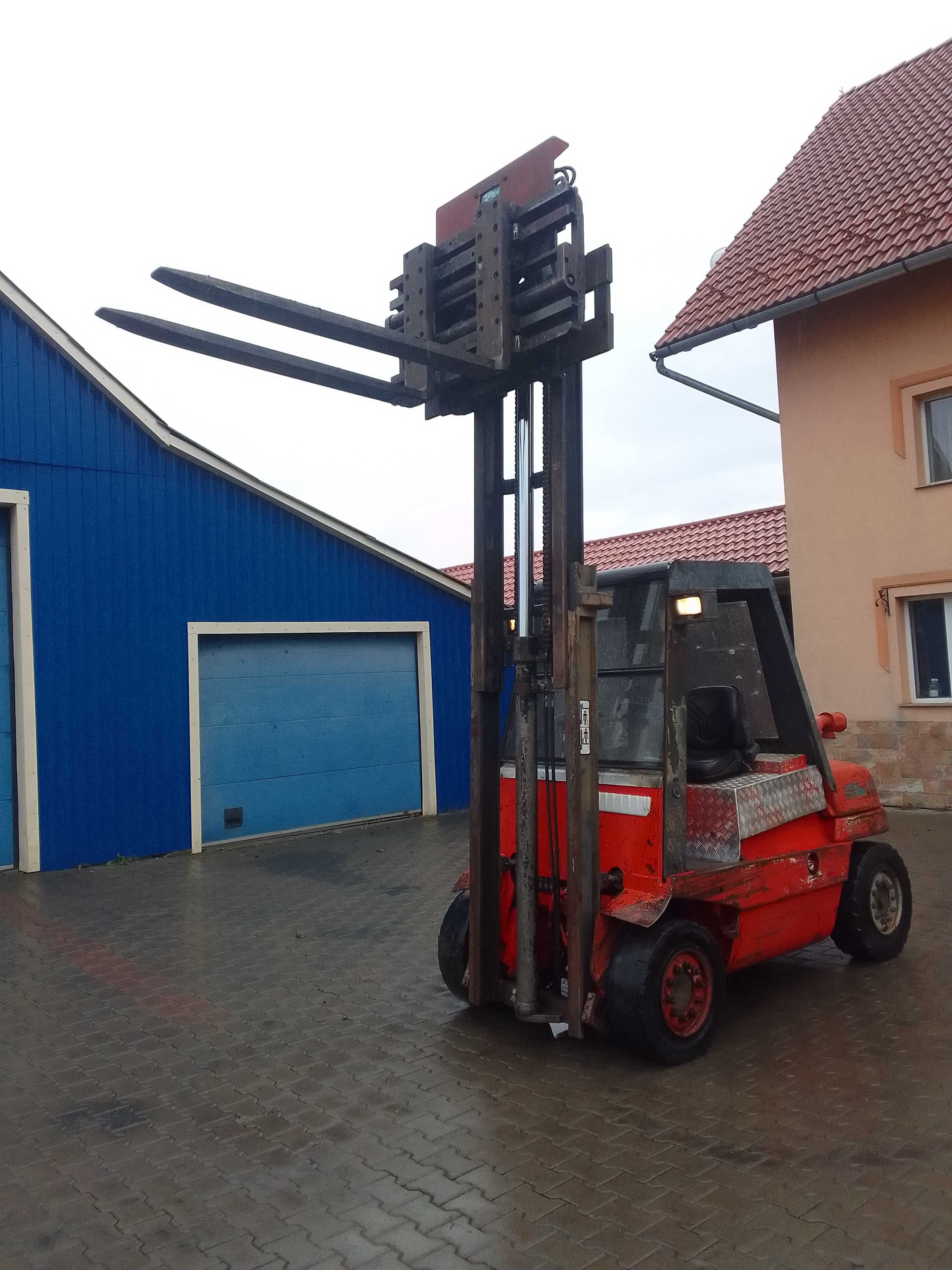 Stivuitor diesel Linde H40D cu rotator