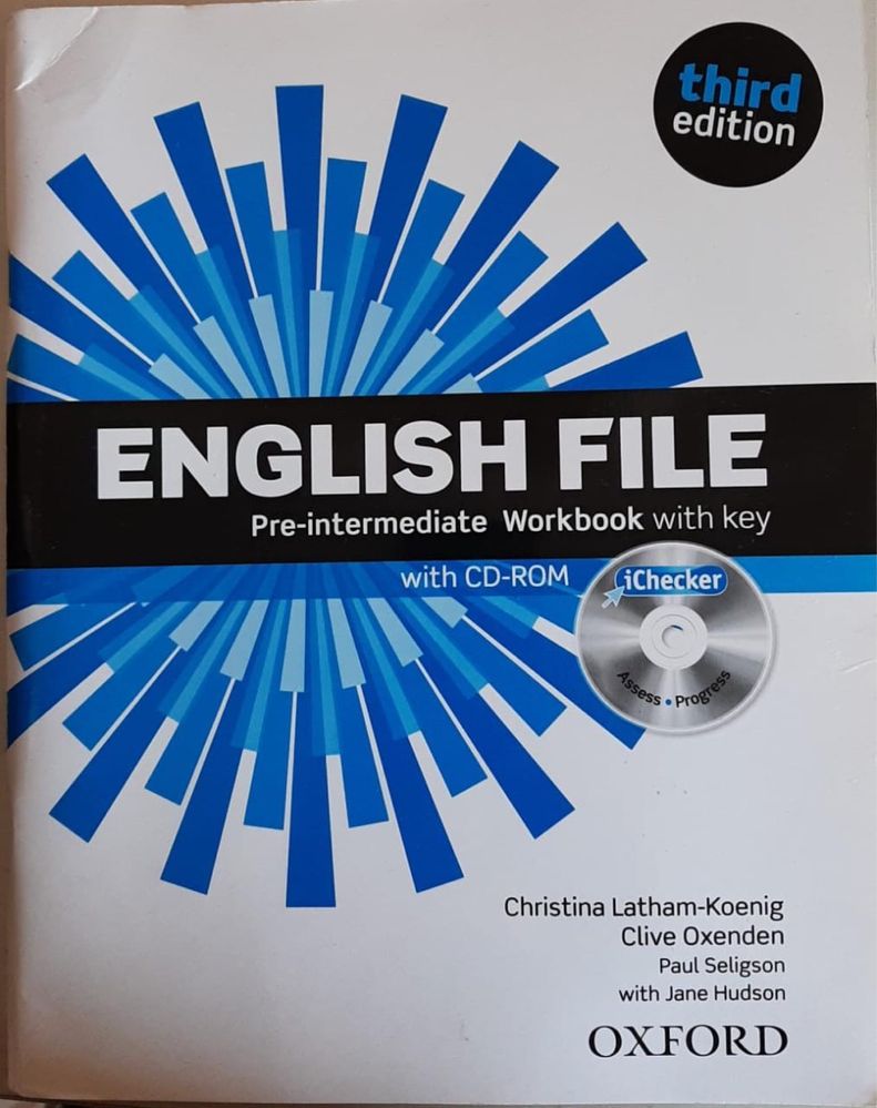Продам книгу ENGLISH FILE (student book+workbook)