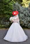 Rochie  de mireasa in stare impecabila