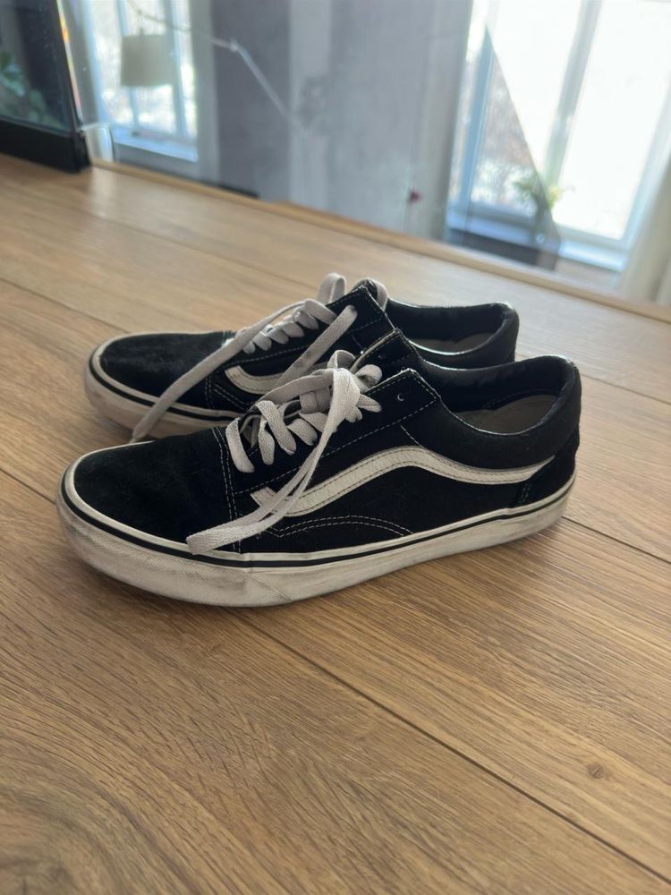 Кеды Vans, 41 размер, черные, б/у