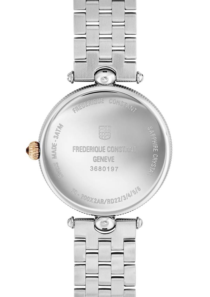 Дамски часовник Frederique Constant Art Deco Steel & Rose Gold PVD