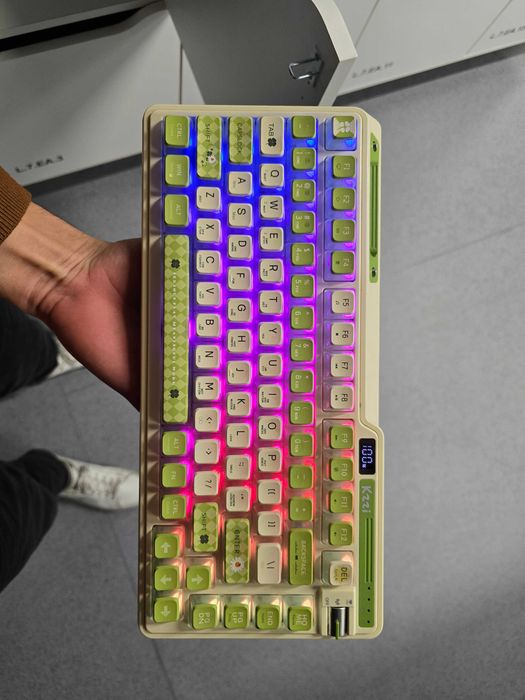Mexanik Klaviatura , "KZZI K75 PRO lemon green,RGB"