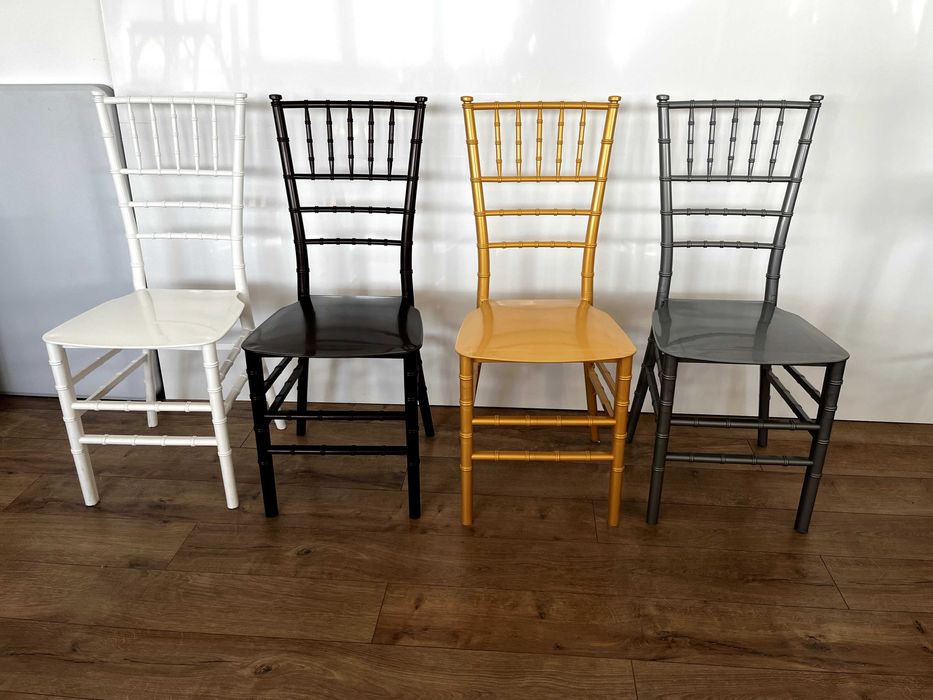 STOC scaune CHIAVARI auriu (scaun Tiffany gold) garanție 5 ani
