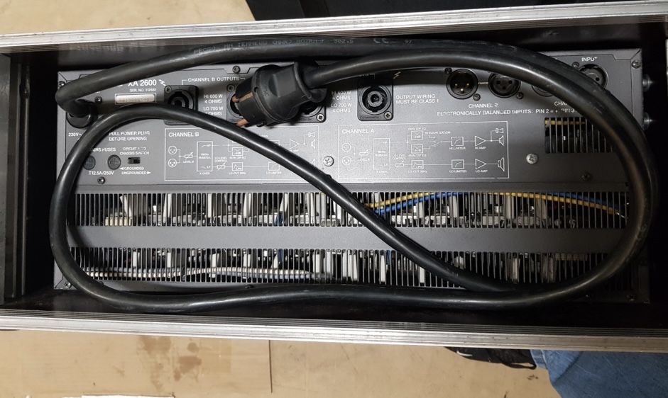 Dynacord xa-2600(Ev Electro voice JBL BMS RCF)