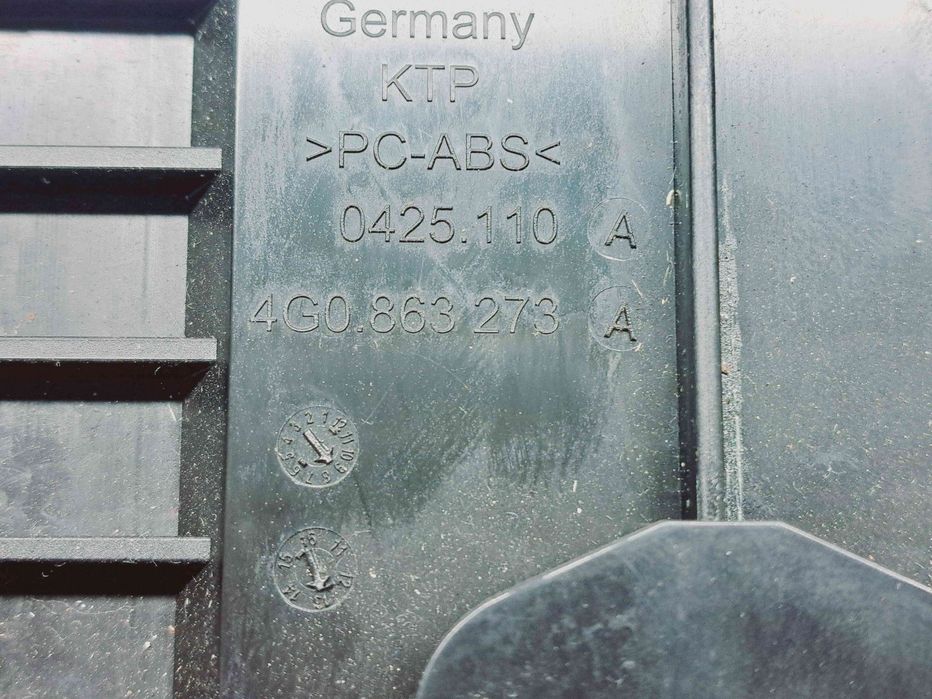 Scrumiera Audi A6 (4G5, C7) Avant [Fabr 2011-2017] 4G0864131 | 4G0863