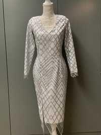 Rochie cu pietre, paiete, Zara, Mango, Cavalli,Versace, noua,38