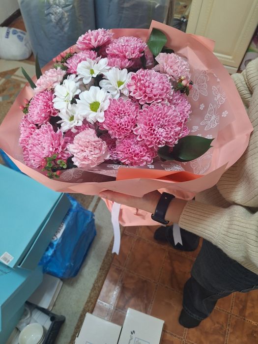 Букет цветов свежие