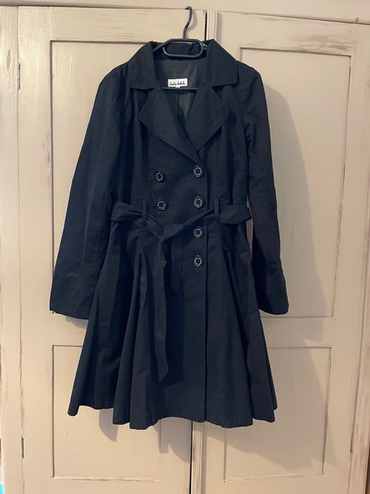 Geaca lunga de dama, din bumbac