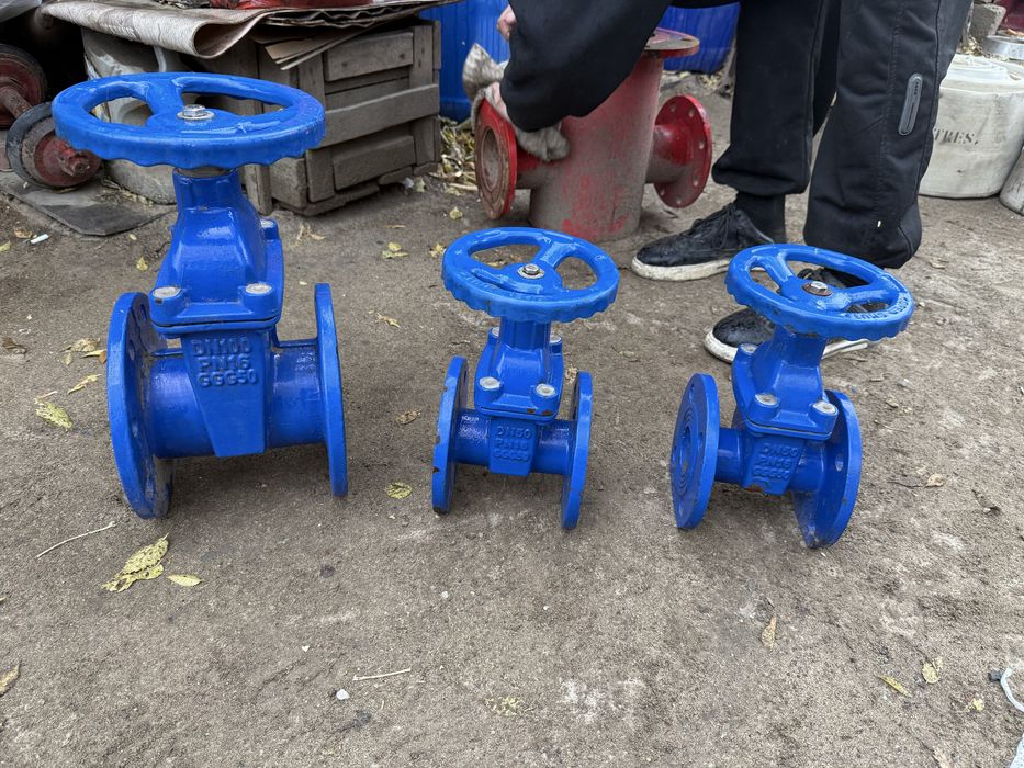 чугунные задвижки (вентиля)