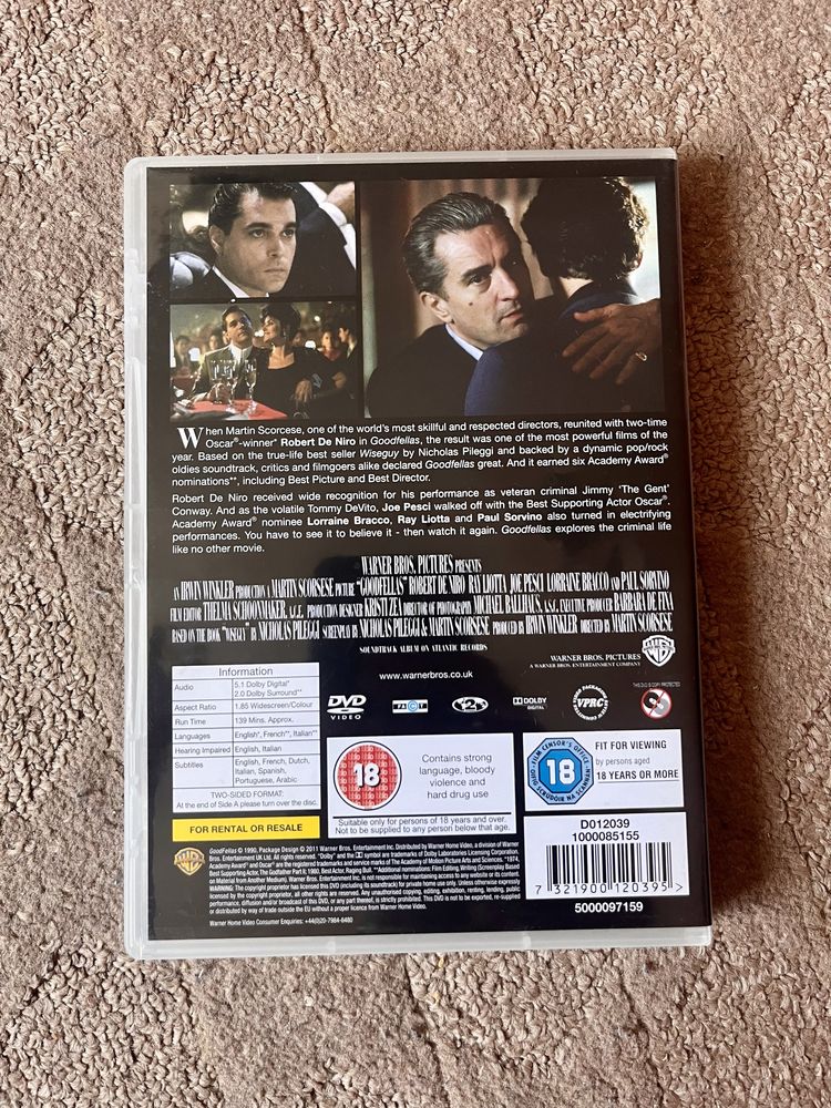 Goodfellas DVD fara subtitrare in romana