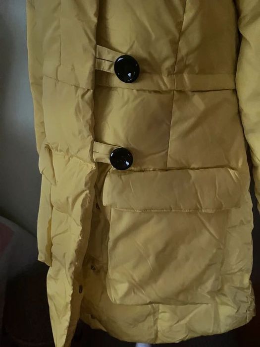 Palton Haina lunga, noua, matlasata 80% puf