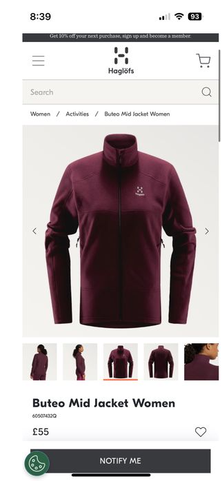 Haglofs Buteo Mid Jacket Women дамски полар