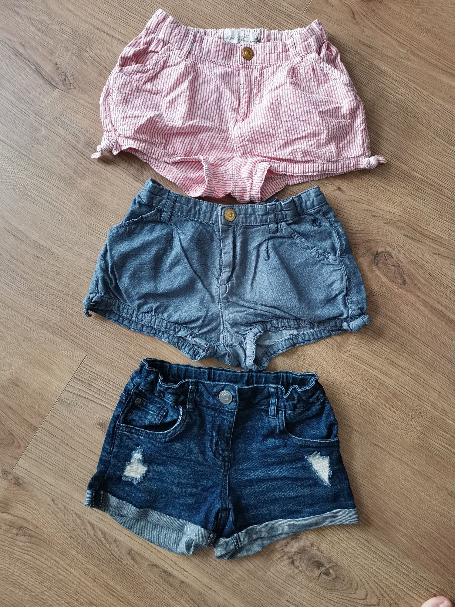 Set 3 pantaloni scurti, H&M, marime 128, 7-8 ani