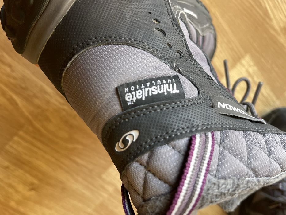 Зимни дамски ботуши 38,5, Salomon, водоустойчиви, планински