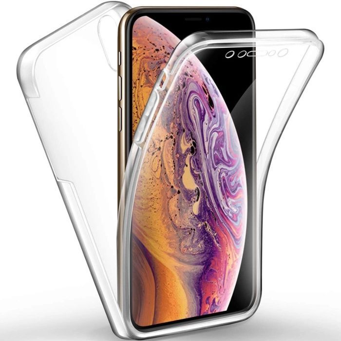 Husa CRYSTAL 360° fata + spate pt. IPhone X , XS , XR , XS Max