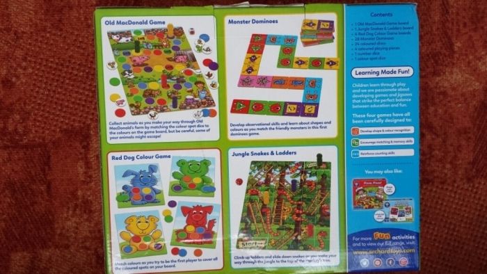 Comprendium 4 jocuri, marca Orchard Toys, NOU