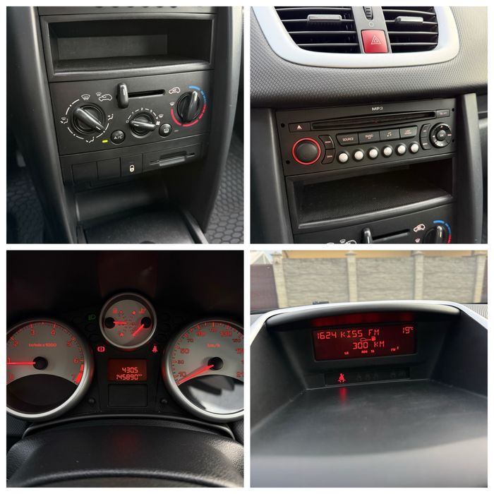 Peugeot 207-1.4i 75Cp ※145.000km※-2008-Comenzi Volan-Clima-Radio