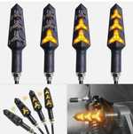 Диодни LED мигачи с бягащa светлина за Мотор/Скутер/Атв - 2бр.