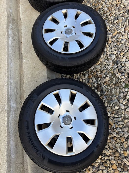Jante audi cu anvelope iarna 205/60r16