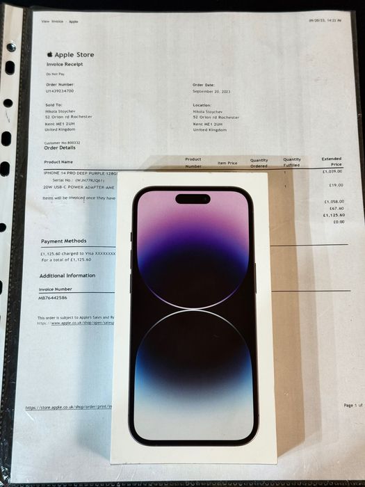 iPhone 14 Pro  *КАТО НОВ*