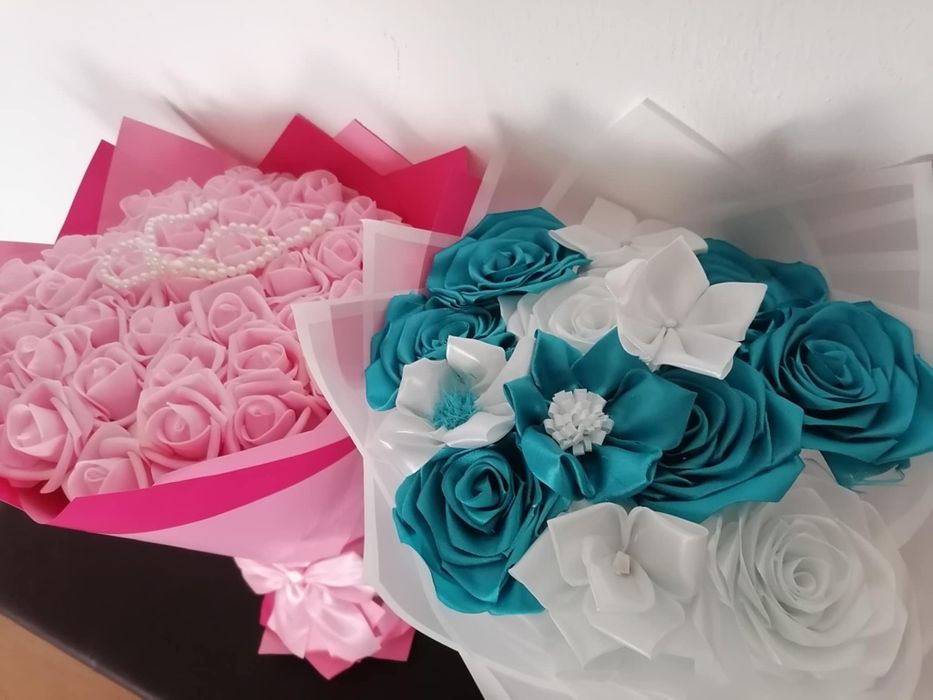 Букет вечни рози