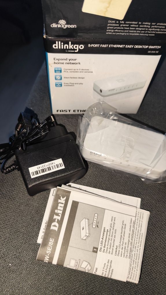 D-Link switch GO-SW-5E / Длинк суич 5-портов 100 мбпс