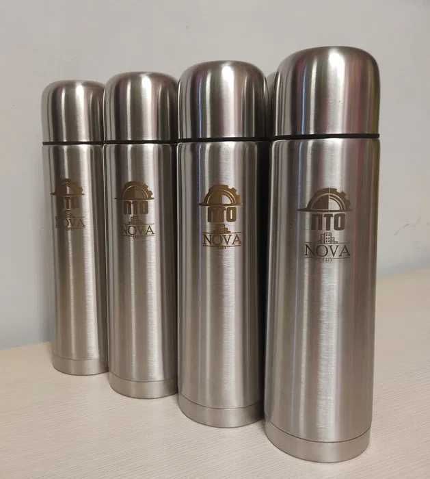 ТЕРМОС с нанесением корпоративный подарки с логотипом 8 марта