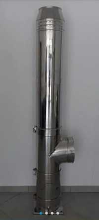 COS DE FUM INOX , Diam. 180/250 mm, H=5M, dublu perete , izolat